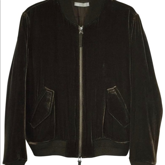 Vince velvet bomber jacket